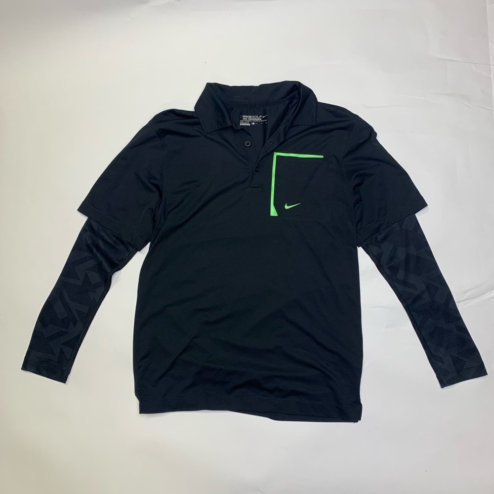 Nike tour performance long sleeve golf polo (built in sleeves)